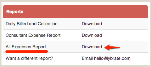 Download Expenses Report