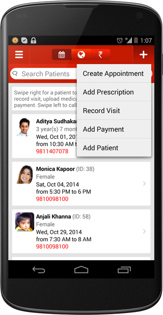 Manage your practice with Lybrate mobile app for Doctors