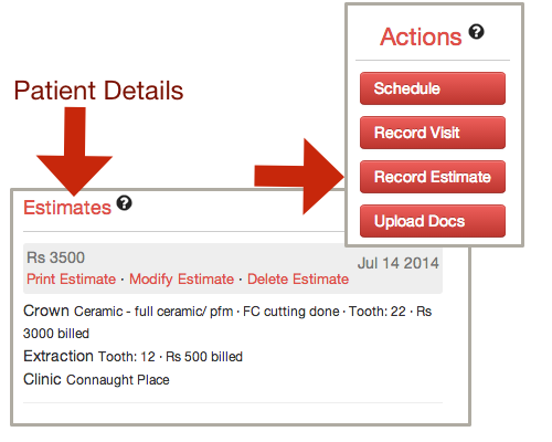 Record Estimates